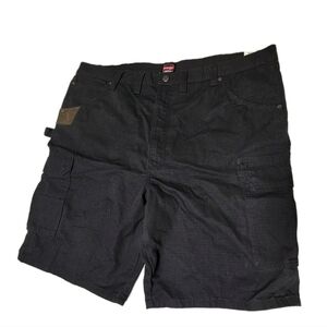 New Wrangler Workwear Shorts Mens Size 44 Multipockets Black